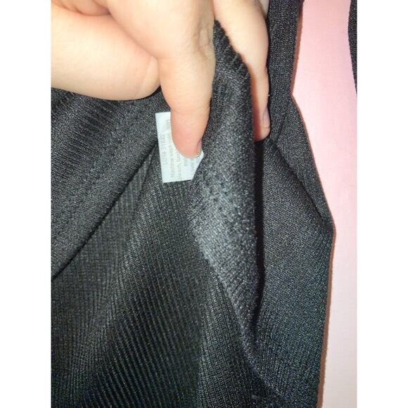 NWT Poof black cropped preppy long sleeve top size medium - Picture 5 of 6